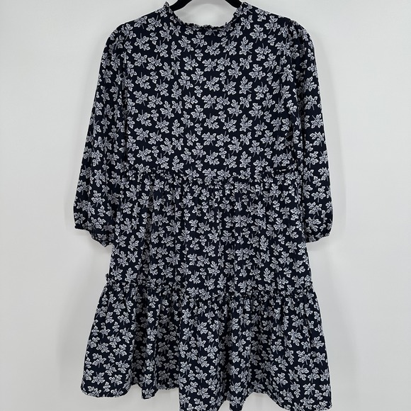 Dainty Jewells Dress Womens Small Floral Tiered Long Sleeve Modest Elegant Forma - Picture 5 of 9